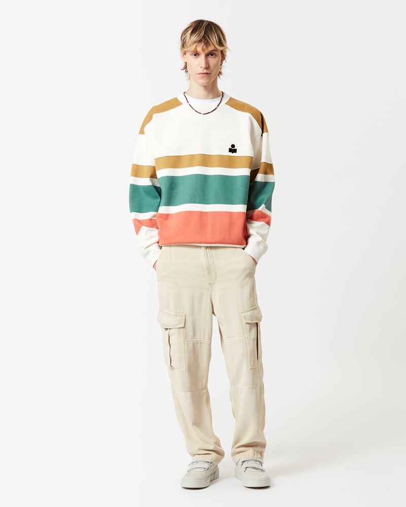 MEYOAN STRIPED LOGO SWEATSHIRT